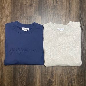 Jjjjound x APC Justin Crewneck Sweaters